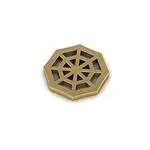 Tela de Araña Tooth Gem (Oro 18k)