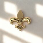 Flor de Lis Tooth Gem (Oro 18k)