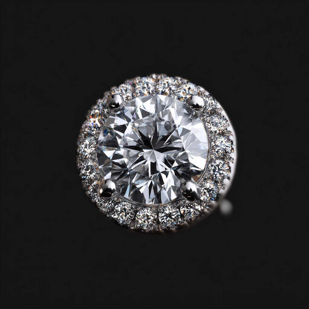 Pendientes 5mm Halo Redondos - Imagen 2